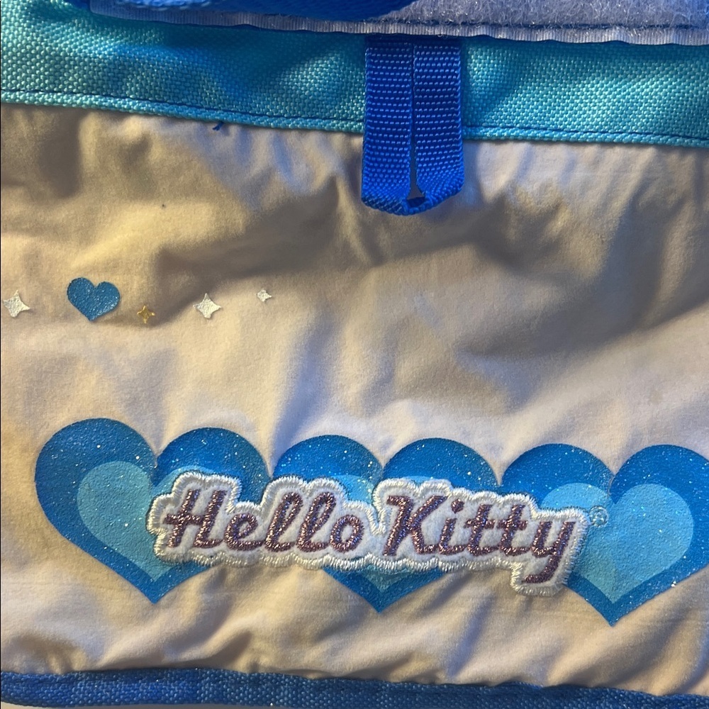 VINTAGE Hello Kitty Blue Car Seat Garbage Bag- RARE LIMITED EDITION GUC - Picture 6 of 16